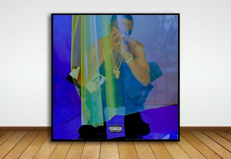 Big sean Hall of fame Art Music album cover Music Poster Wall Art Canvas painting for Living Room Home Decor Unframed