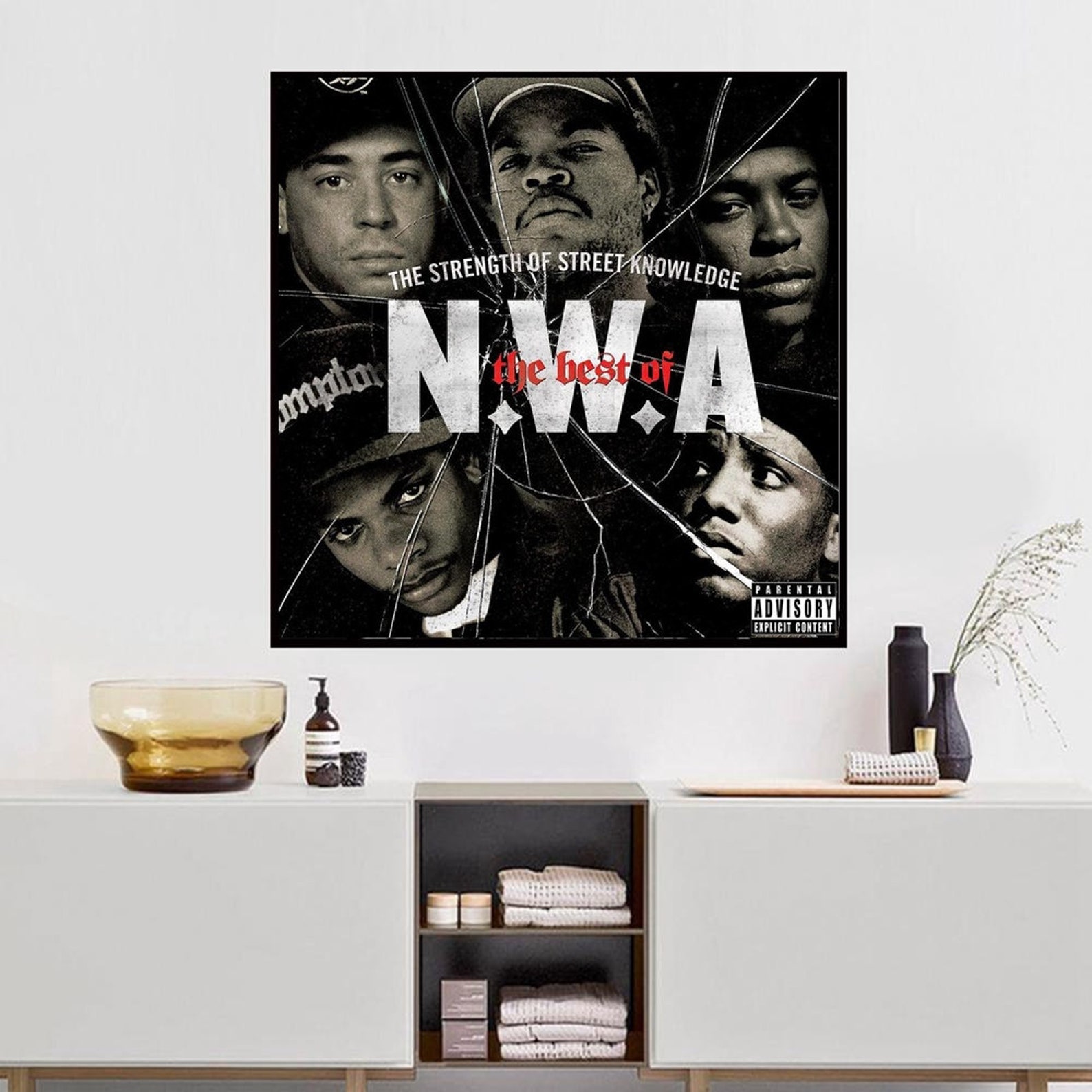 NWA Best of NWA The Strength of Street Knowledge Musik Album Etsy