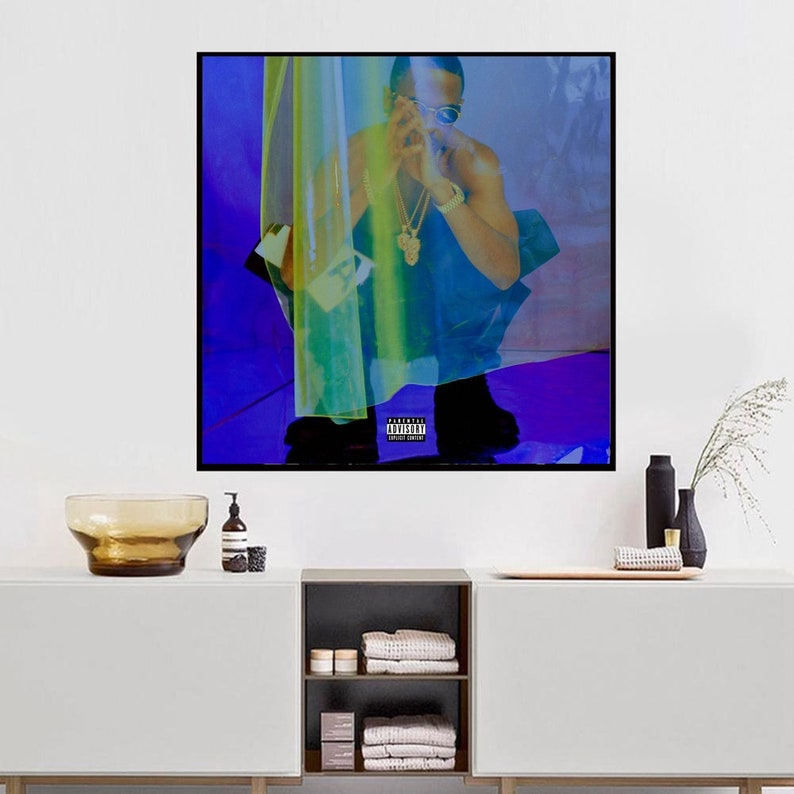 Big sean Hall of fame Art Music album cover Music Poster Wall Art Canvas painting for Living Room Home Decor Unframed