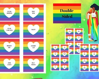 35X Pride Month LGBTQ+ Game Quiz Cards. Digital Download PDF. Party Parade  Game. Double Sided.