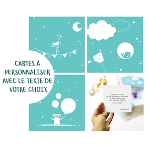 Cartes de voeux enfants et naissances à personnaliser avec votre texte Titabulle