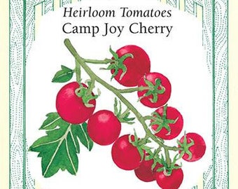 Camp Joy Cherry Heirloom Tomato - Seed Packet