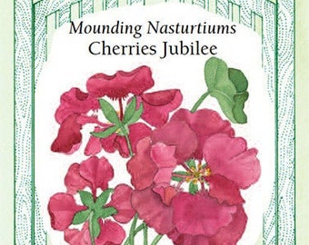 Cherries Jubilee Nasturtium - Seed Packet