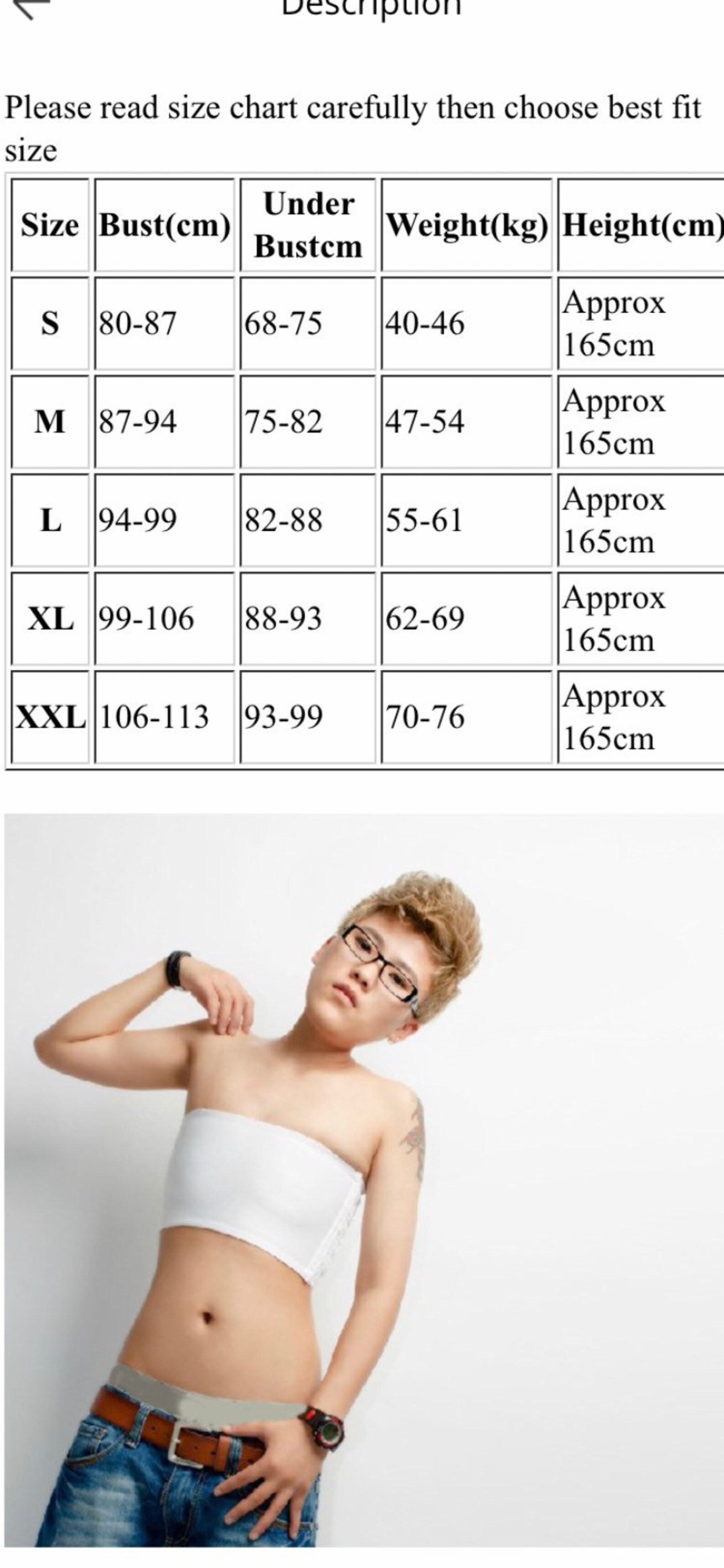 XLLHY Womens Binder Bra Breathable Chest Compression Chest Binder Side Buckles For Trans Lesbian Tomboy