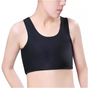 Transgender, Tomboy, Binder Compression Top Black, White and Grey