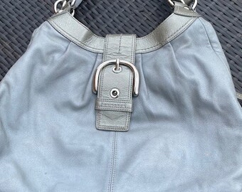 grey coach tote bolsa
