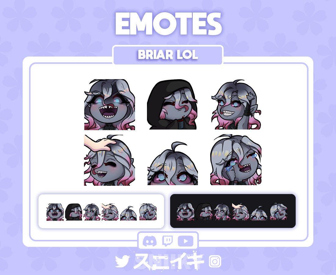 Briar League of Legends Emote Twitch/Discord/Youtube