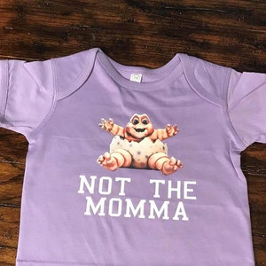 Not the Mama Baby Sinclair Funny Baby Bodysuit Short Sleeve Inspired from 90&#39;s TV Show Dinosaurs