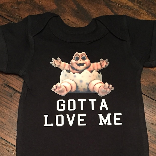 Gotta Love Me Baby Sinclair Baby Bodysuit Short or Long Sleeve Inspired from 90's TV Show Dinosaurs