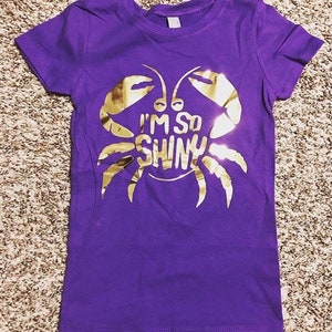 Disney Moana I&#39;m So Shiny Tamatoa Crab Shirt, Bella Canvas Adult Unisex Women Sizes XS 2XL 3XL 4XL 5XL