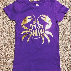 Disney Moana I'm So Shiny Tamatoa Crab Shirt, Bella Canvas Adult Unisex Women Sizes XS 2XL 3XL 4XL 5XL