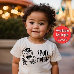 Mr. Potato Head Funny Toy Story Disney Shirt Spud Muffin Toddler Children Kids Boy Disney World Disneyland Vacation