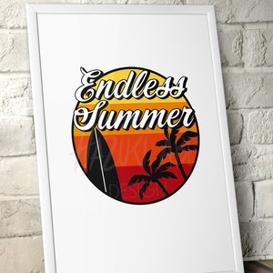 Download PLOTTERFILE Endless Summer svg dxf jpg png | Etsy