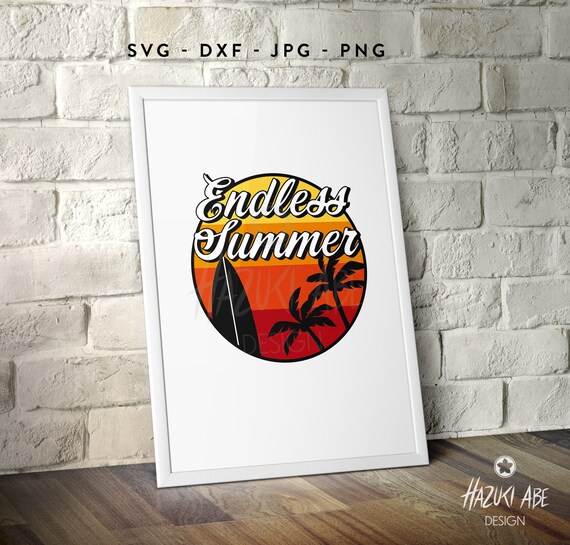 Download PLOTTERFILE Endless Summer svg dxf jpg png | Etsy