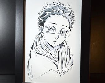Hakuji Demon Slayer Print
