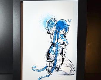 Jinx and Isha - Arcane Print