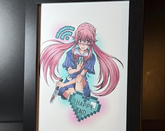 Yuno Gasai Future Diary Print
