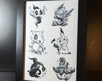 Spooky Pokémon Print