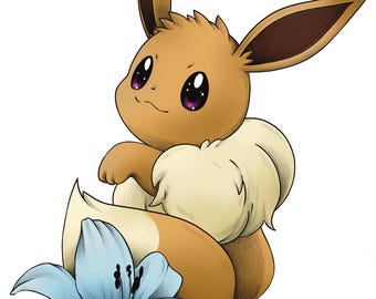 Impressão Pokémon Eevee