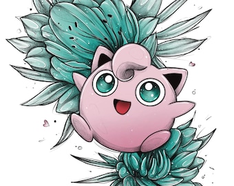 Estampa Pokémon Jigglypuff