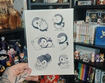 Impressão Pokémon Piplup