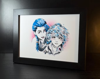Jinx and Isha - Arcane Print