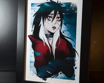 Amaya - Anime Girl Art Print