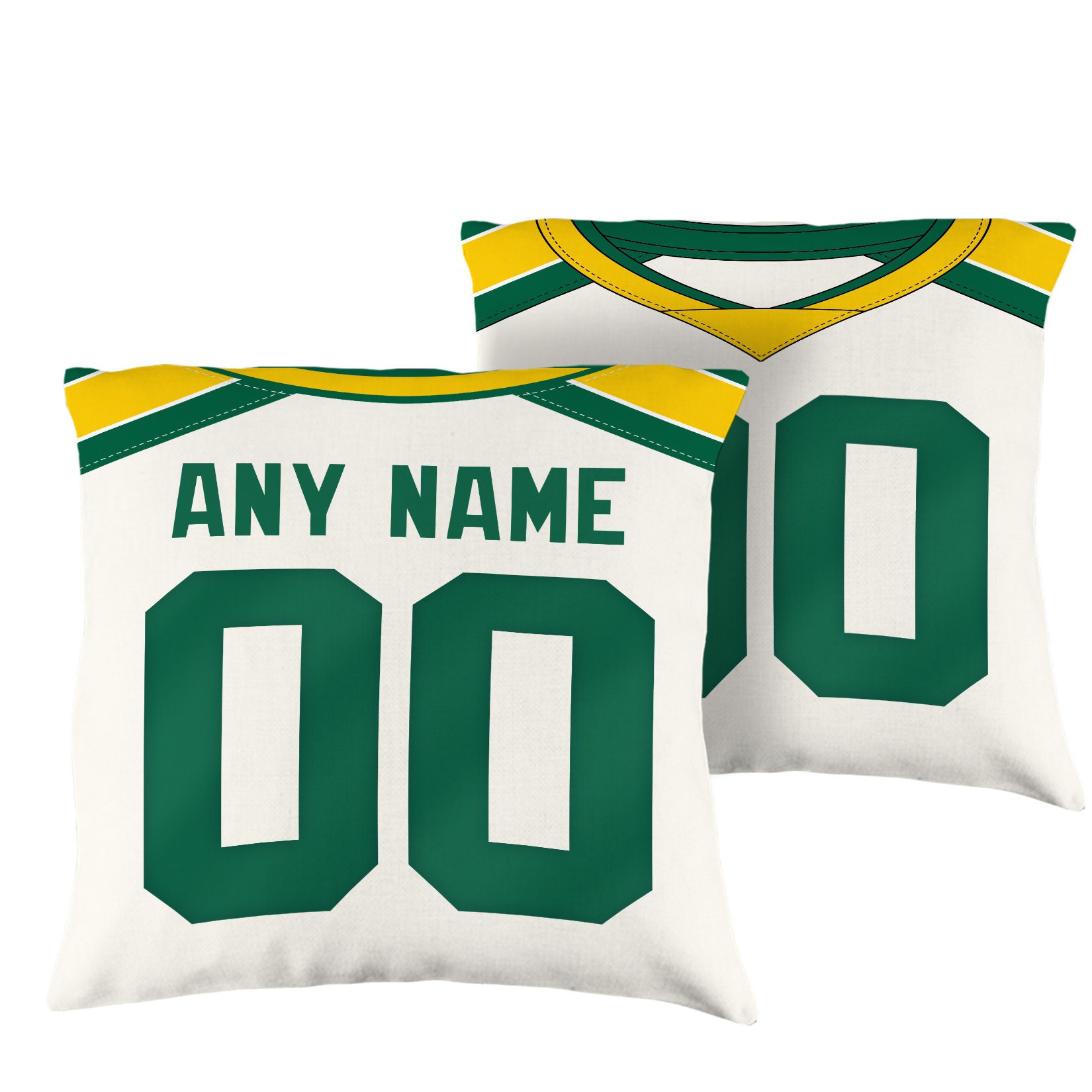 Packers Custom Personalized Football Pillowcase Team Jersey Etsy