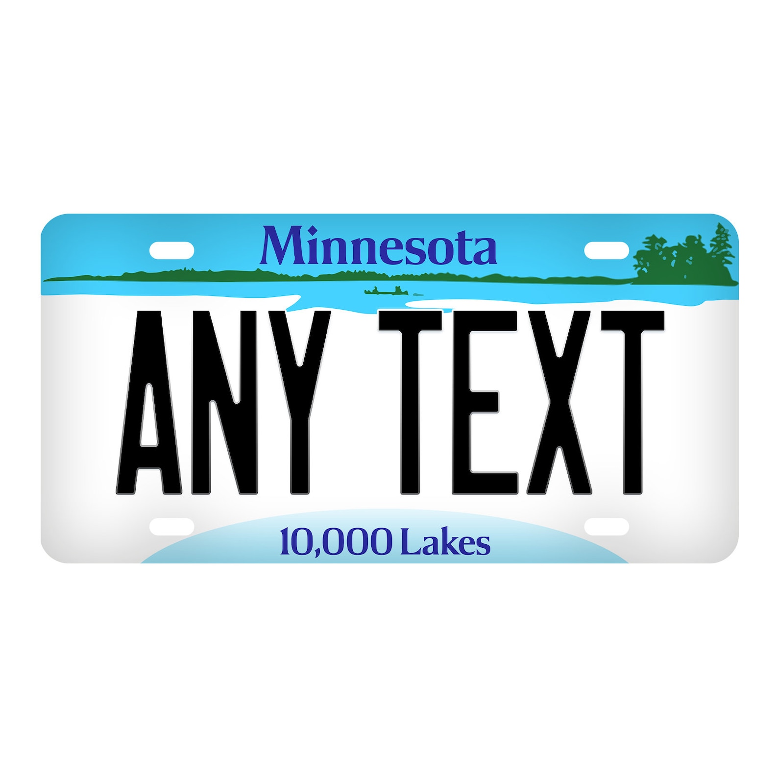Custom Minnesota License Plate Personalize With Any Name or - Etsy