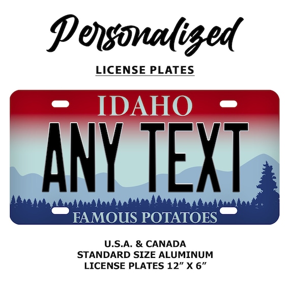 Personalized Motorcycle License Plate Idaho Reviewmotors.co
