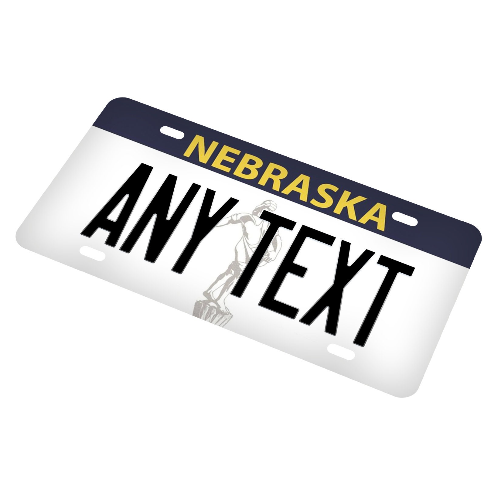 Custom Nebraska License Plate Personalized Name All 50 Etsy