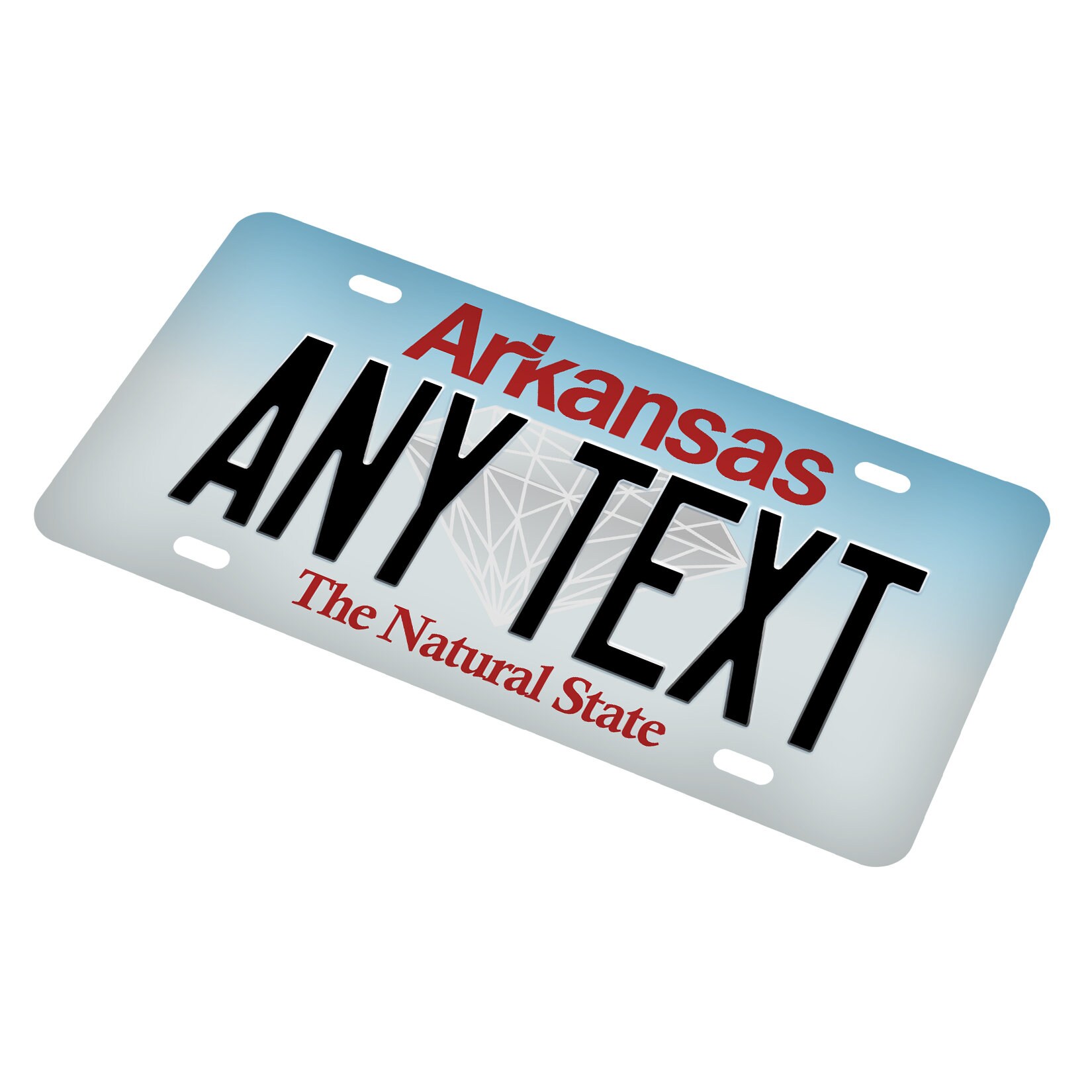Benutzerdefinierte Arkansas Nummernschild Personalisierter Name
