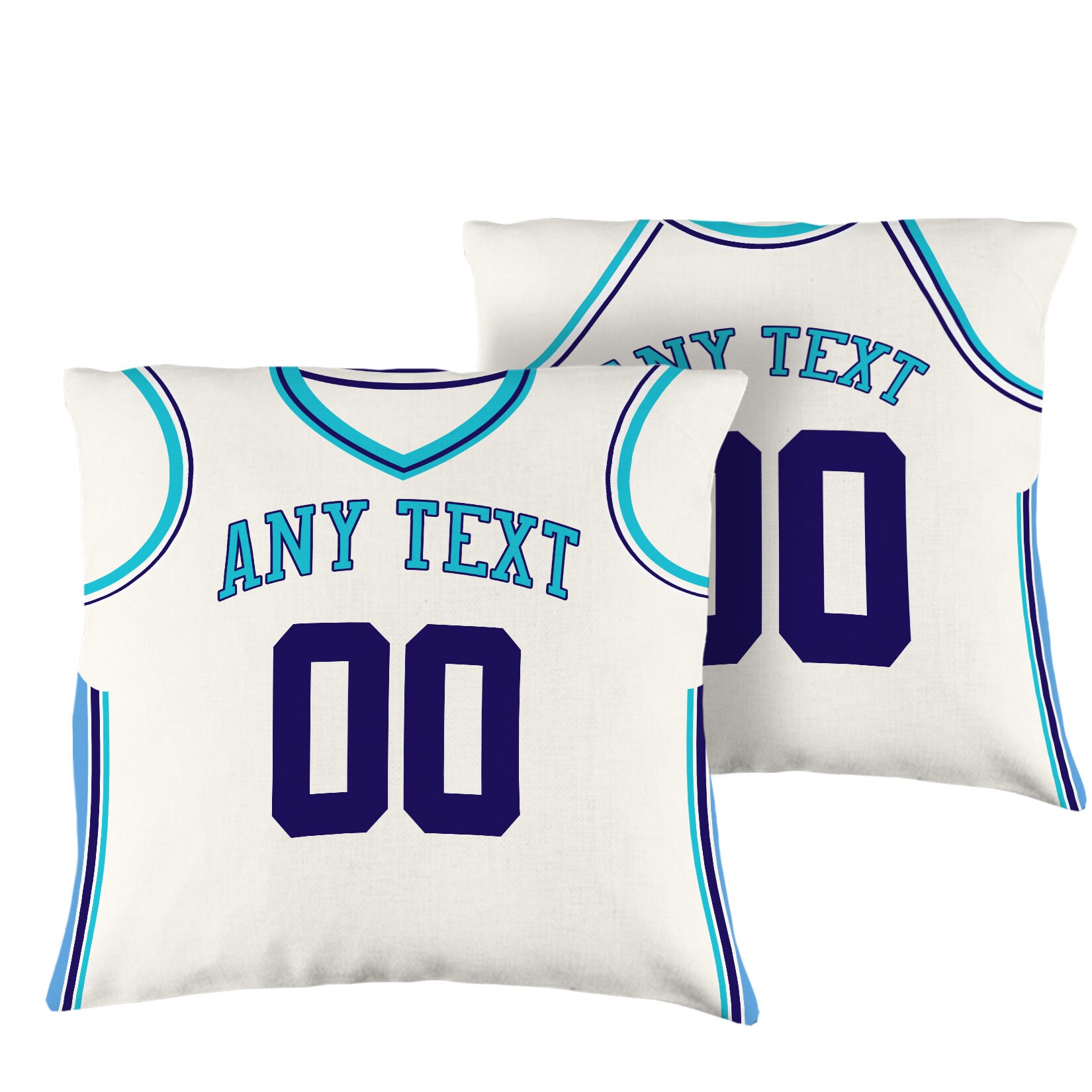 NEW Custom Charlotte Hornets BasketBall Pillow Case With Your Name and Numbers NEW Custom Charlotte Hornets BasketBall Pillow Case With Your Name and Numbers