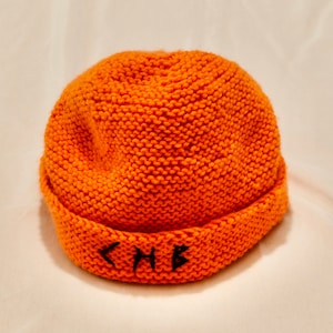Camp Half Blood CHB Camp Jupiter SPQR Hat Fall and Winter Beenie Hand Knitted and Embroidered