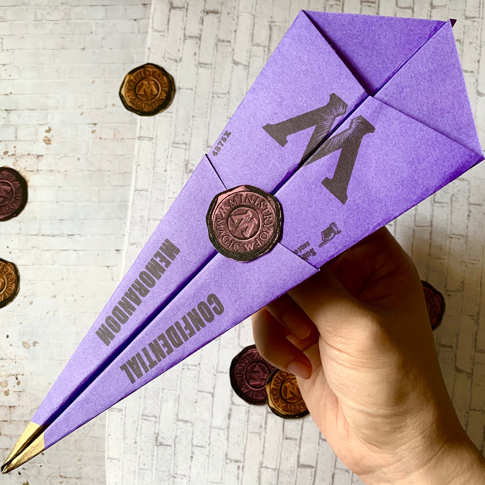 Ministry of Magic Flying Memo DIY Set Wizarding Government | Etsy