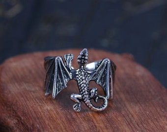 Dragon Ring, Fantasy Jewelry, Cthulhu Jewelry