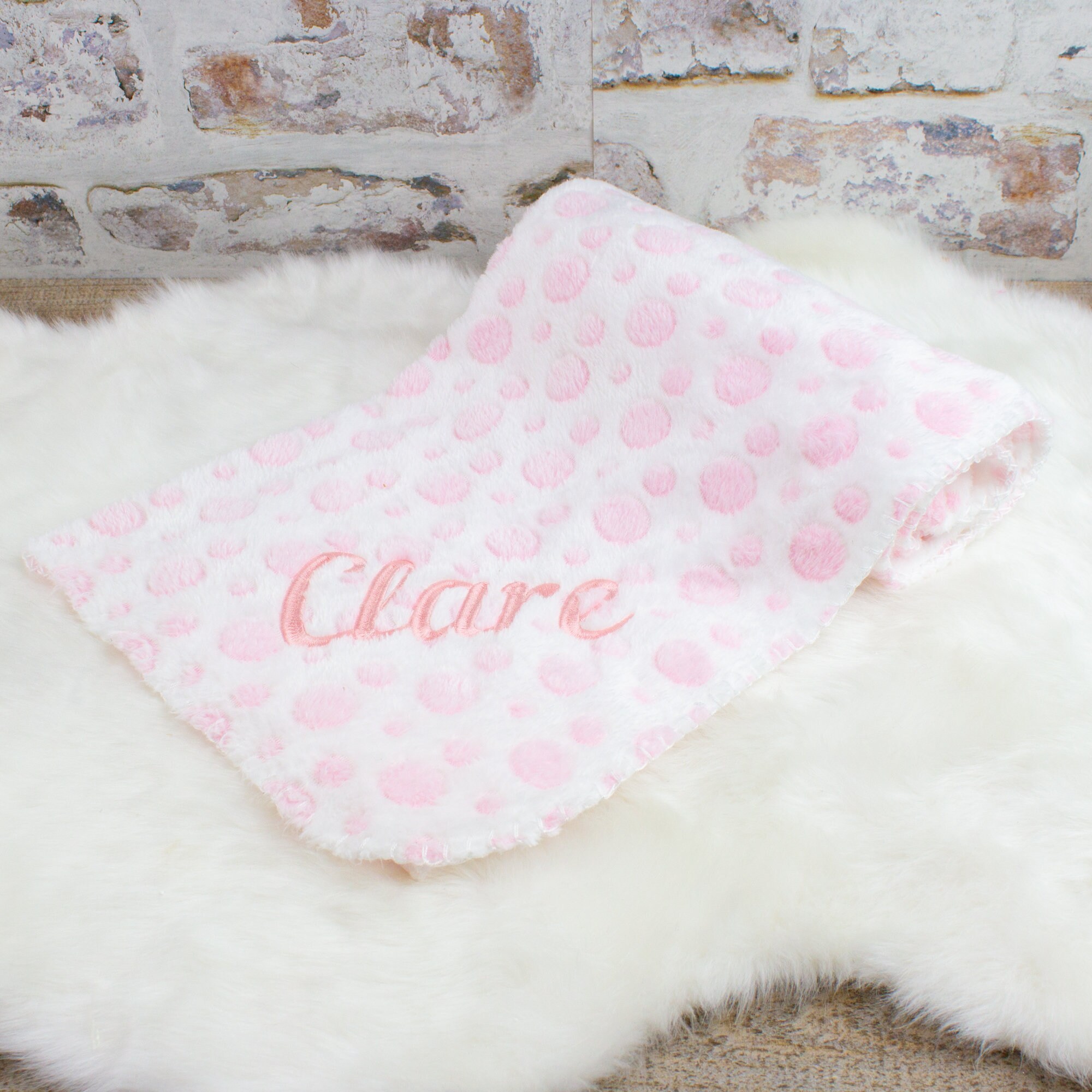 Personalised Baby Girl Teddy Bear & Blanket Gift Hamper | Etsy