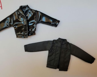 Chaqueta de mujer Phicen en miniatura para casa de muñecas a escala 1/12, escala 1/12, para figura de motociclista de 6 pulgadas.