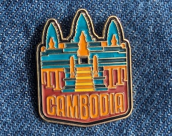 Cambodia Travel Pin 1.25
