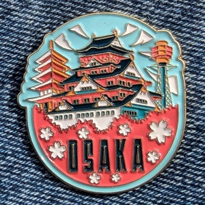 Osaka Japan Travel Pin 1.25