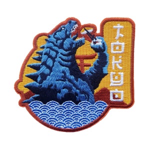 Tokyo Japan Sushi Travel Patch Embroidered Iron on Sew on Badge Souvenir