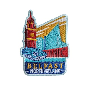 FLAG PATCH PATCHES NORTHERN IRELAND ULSTER IRON ON COUNTRY EMBROIDERED SMALL