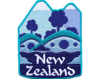 Écusson de voyage de Nouvelle-Zélande brodé à repasser à coudre sur badge souvenir