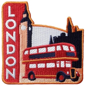 Londen, Engeland Reispatch geborduurd opstrijkbare badge Souvenir
