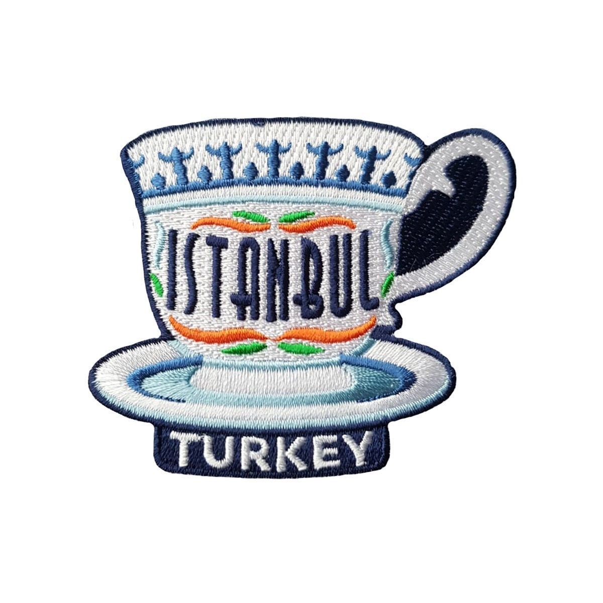 Toppa Termoadesiva Bandiera Turchia | U24 | 8x5 Cm | Da Cucire O Stirare