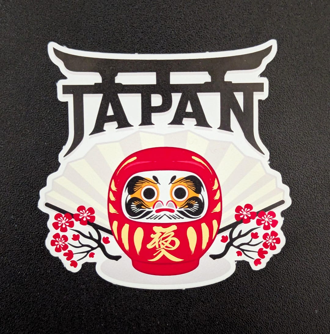 Japan 3" Vinyl Sticker Decal for Luggage, Waterbottle Laptop Scrapbook ...