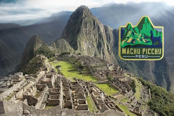 Machu Picchu Embroidered Patch - Iron-On Applique For Travel, Adventure, Gear