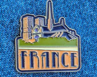 3er Set Anstecknadeln Frankreich Flagge – Metall Mit Emaille, Perfekt Für Jacke Oder Tasche