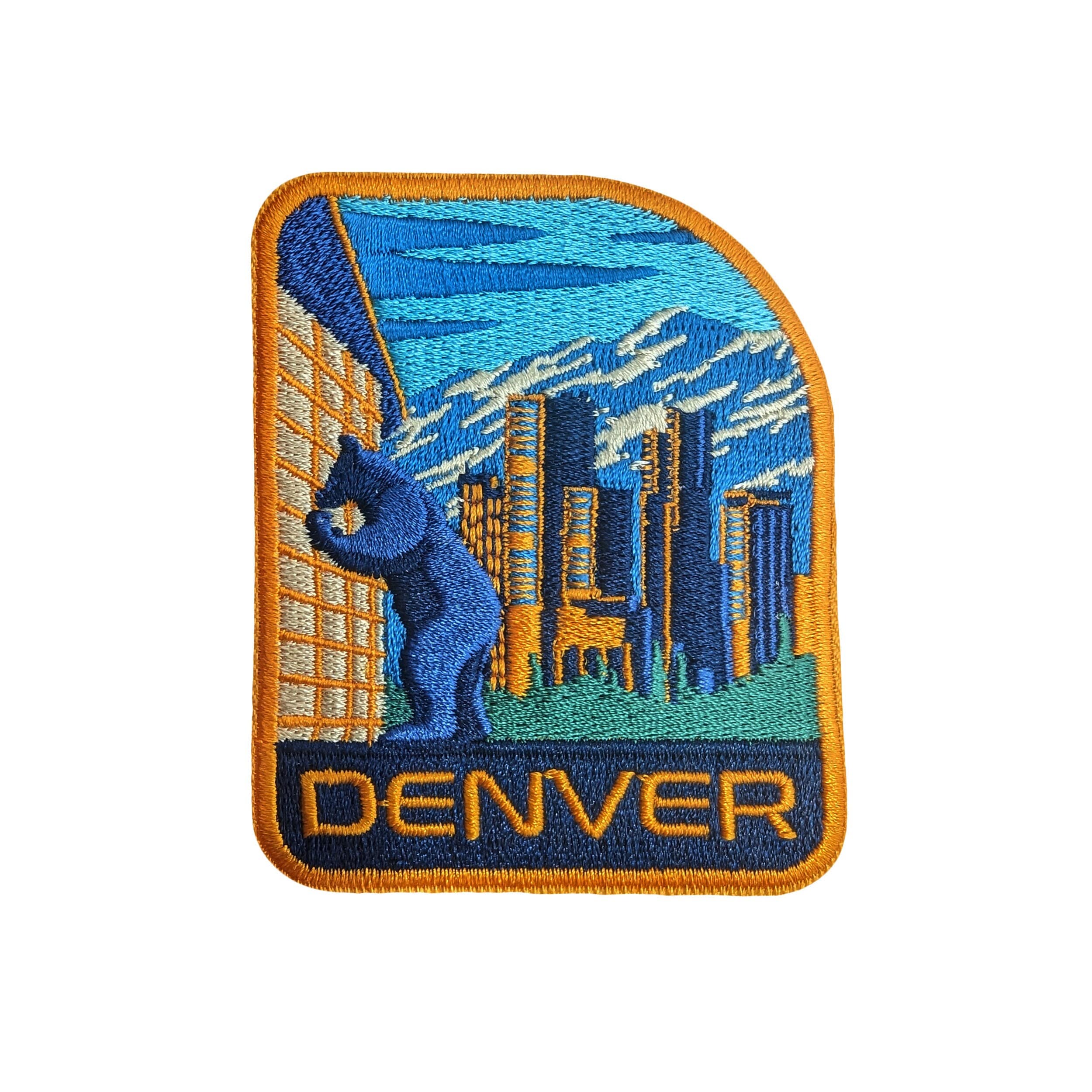 3-Pack Denver Broncos NFL Iron-On Embroidered Patches – Free Shipping