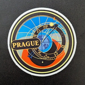 Prague 3&quot; Vinyl Sticker Decal for Luggage, Waterbottle Laptop Scrapbook Travel Journal Notebook Gift Flag Diary City Country